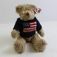 TY Beanie Babies Attic Treasures Grant 1993 Brown Bear W/ Tag Plush Doll Toy