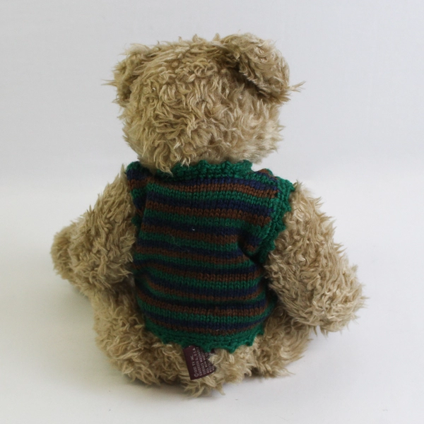 TY Beanie Babies Collectable Grover Gold 1993 Brown Bear Vest W/ Tag Plush