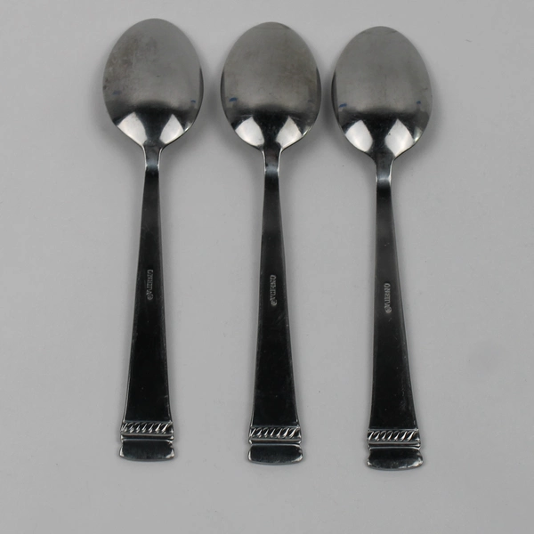 Lot of 3 Oneida Silver Dorset Pattern 18/0 Stainless Teaspoons 6.25" Good