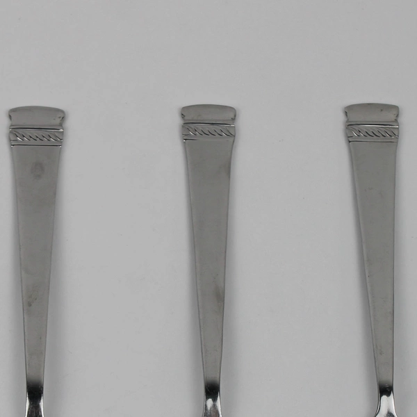 Lot of 3 Oneida Silver Dorset Pattern 18/0 Stainless Teaspoons 6.25" Good