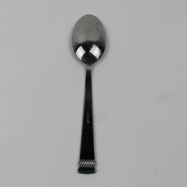 Oneida Silver Dorset Pattern 18/0 Stainless Oval Shaped Soup Spoon 7.25" Good