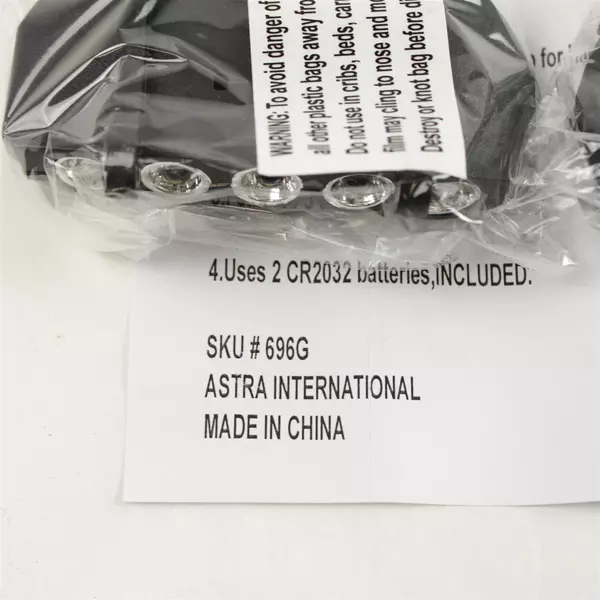 Set of 3 5-LED Visor Hat Lights Hands-Free LED Lights New