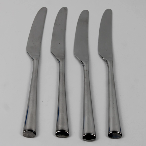 Lot Of 4 Dansk Bistro Cafe (Stainless) Flatware Dinner Knives 9" Long