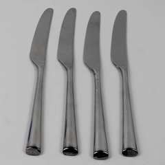 Lot Of 4 Dansk Bistro Cafe (Stainless) Flatware Dinner Knives 9" Long