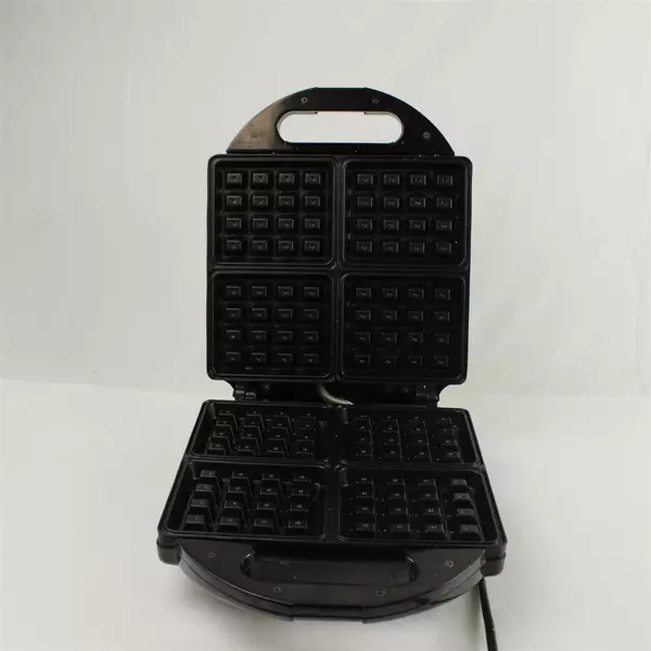 Krups Type 654 4-Slice Belgian Waffle Maker Stainless Chrome Nonstick Untested