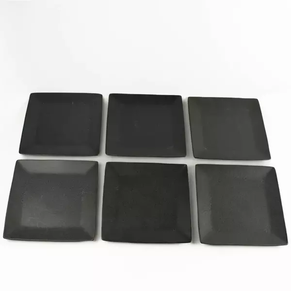 Set of 6 Better Homes & Gardens 10.5" Gray Speckled Stone Dinner Plates