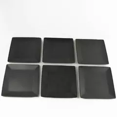 Set of 6 Better Homes & Gardens 10.5" Gray Speckled Stone Dinner Plates