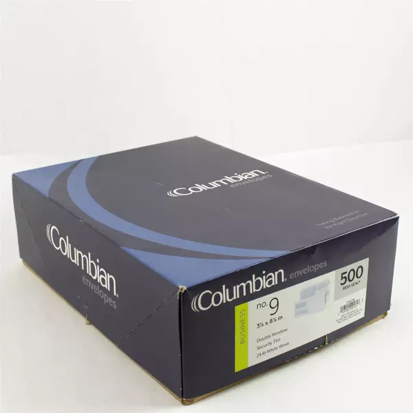 Columbian #9 Double-Window Security Envelopes 3-7/8 x 8-7/8 500