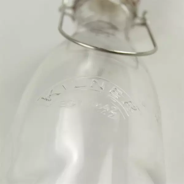 Set of 2 Kilner Clip Top Glass Bottles with Rubber Seals 11.5in