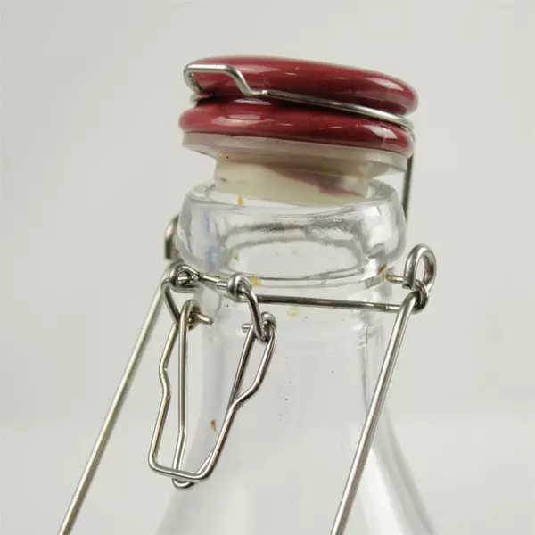 Set of 2 Kilner Clip Top Glass Bottles with Rubber Seals 11.5in