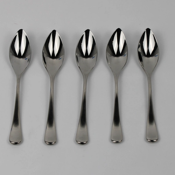 Lot of 5 Robert Welch Caesna-Radford Bright Pattern Grapefruit Spoons 5.75" Rare