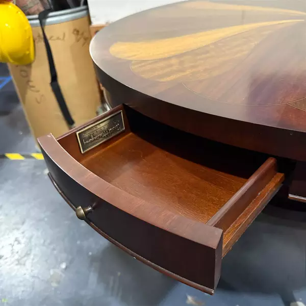 Thomasville Ernest Hemingway Collection Spiral Design Wooden Dinner Table