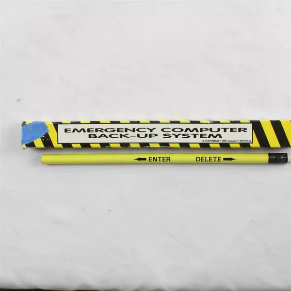ImaginiT Emergency Computer System Funny Pencil Gag Gift 