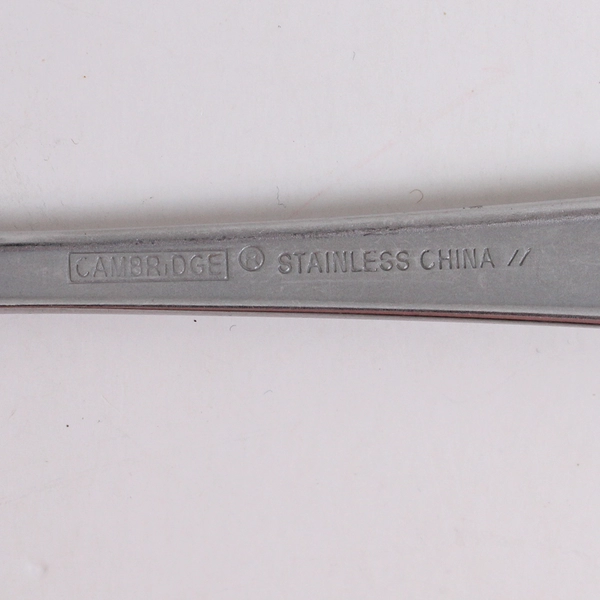 Lot Of 6 Cambridge Silver Codie Pattern Salad Forks 6.25" 2 Different Backs SS