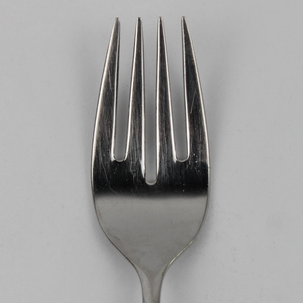 Lot of 4 Oneida Oneidacraft Deluxe Ember Glow Stainless Salad Forks 6.25" Good