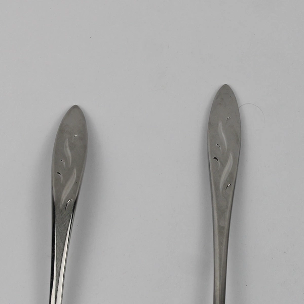 Lot of 2 Oneida Oneidacraft Deluxe Ember Glow Stainless Serving Utensils Good