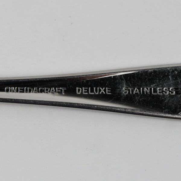 Lot of 2 Oneida Oneidacraft Deluxe Ember Glow Stainless Serving Utensils Good