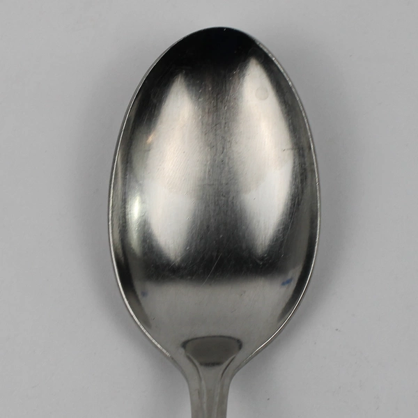 Lot of 2 Providence Plaza Pattern Stainless Serving Spoons 8.5" Good