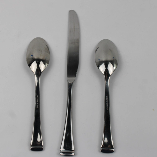 Lot of 3 Oneida Silver Dorchester Pattern 18/10 SS 2 Oval Soup Spoons 1 Knife