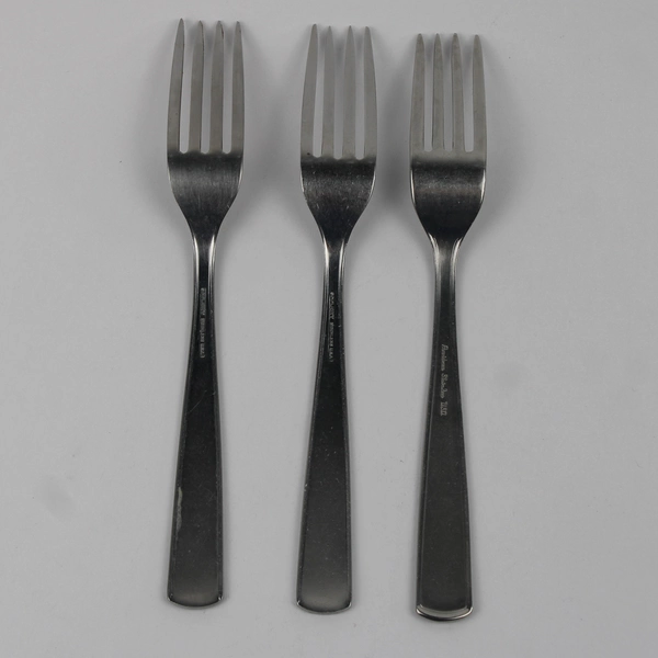 Lot of 3 Providence Simplicity Pattern Dinner Forks 7.5" Stainless Good USA