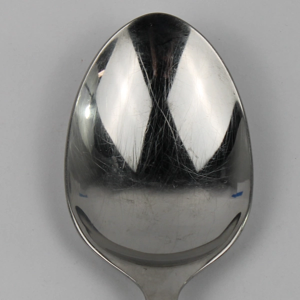 Lot of 4 Oneida Silver Unknown Pattern Stainless Serving Spoons 8.5" Good