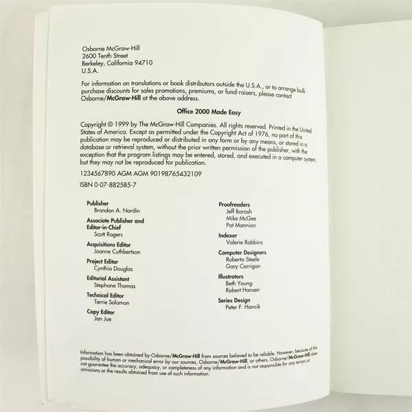 Office 2000 Made Easy by Alan R. Neibauer 