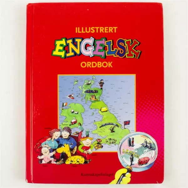 Illustrert Engelsk Ordbok Hardcover Illustrated English Dictionary Good