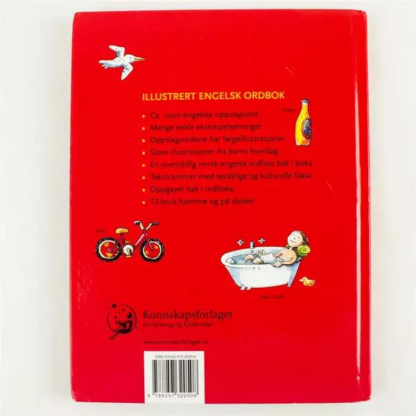 Illustrert Engelsk Ordbok Hardcover Illustrated English Dictionary Good