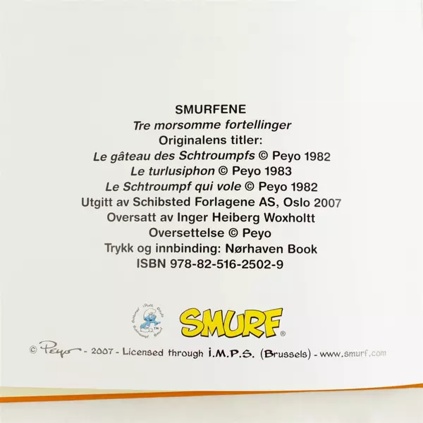 Smurfene 3 Morsomme Fortellinger Hardcover