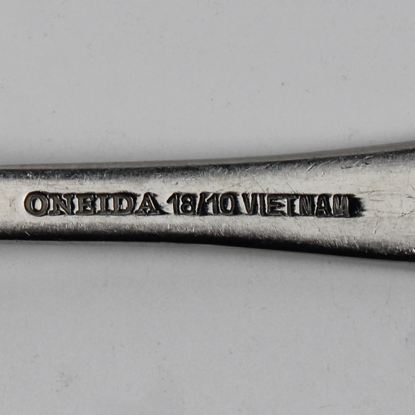 Lot of 3 Oneida Silver Roosevelt Pattern 18/10 Stainless Salad Forks 7" Good