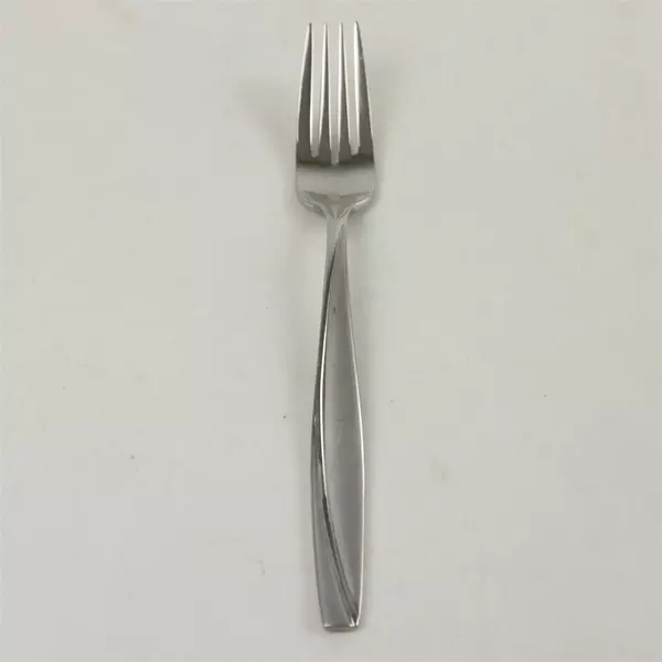 Lot Of 2 Oneida Silver Camlynn Cleo Pattern Stainless Salad Forks 7" Good