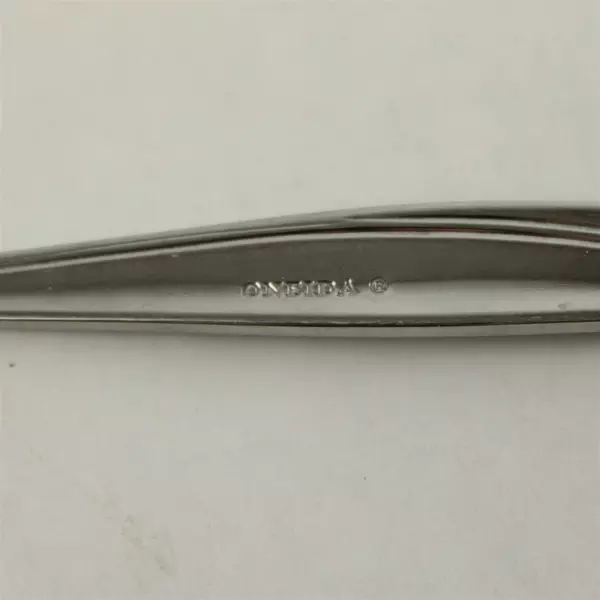 Lot Of 2 Oneida Silver Camlynn Cleo Pattern Stainless Salad Forks 7" Good