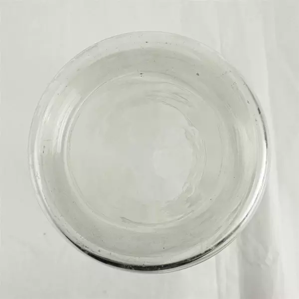 Clear Glass Hurricane Candle Holder 11in Curved Pillar Vase Centerpiece