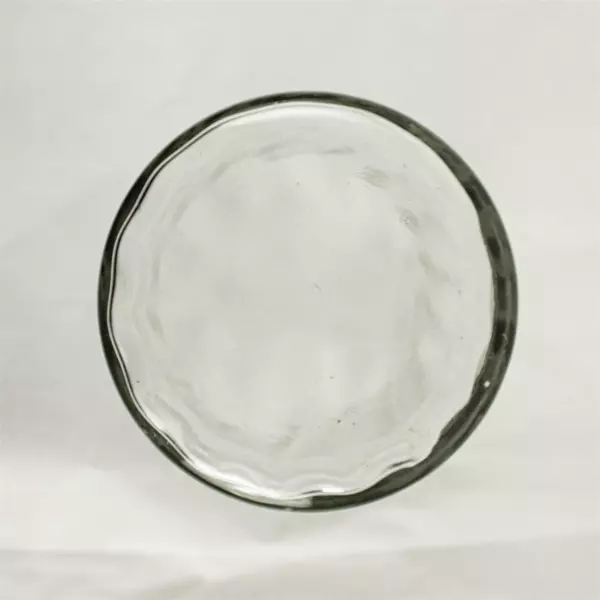 Vintage E.O. Brody Co. Marked Clear Glass Swirl Vase Mid Century 8"