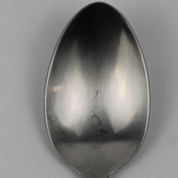 Lot of 4 Zara Home Unknown Pattern 18/10 Stainless Oval-Shaped Soup Spoons 8" 