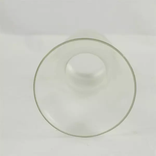 Clear Glass Carafe Vase 10.75in Tall Classic Floral Tabletop