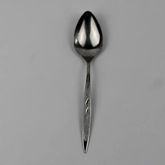 Wm A Rogers Silver Royal Harvest Pattern Stainless Serving Spoon 8.25"