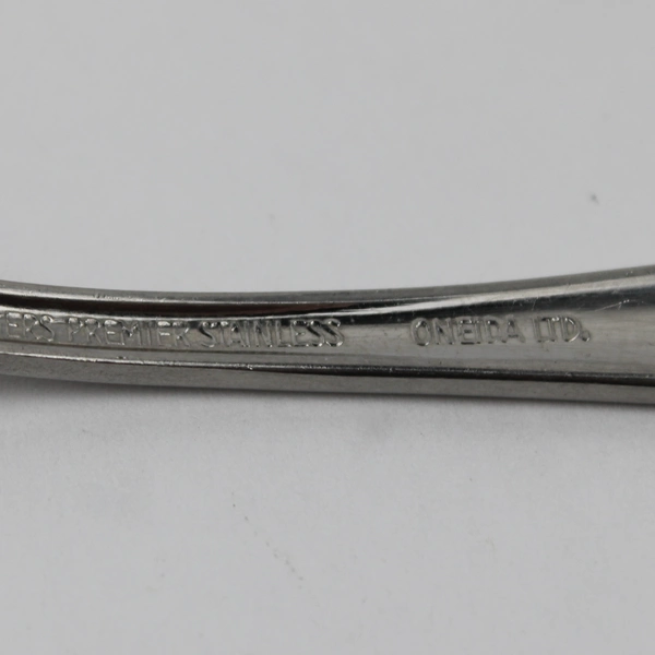 Lot of 2 Oneida Silver Royal Harvest Pattern Stainless Salad Forks 6.25" Good