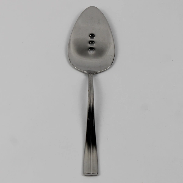 Oneida Silver Rondel Pattern 18/8 Stainless Pierced Pie Server 9.25"