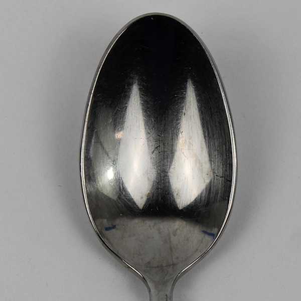 Lot of 6 Oneida Silver Roosevelt Pattern 18/10 SS Oval Shaped Soup Spoons 7" 