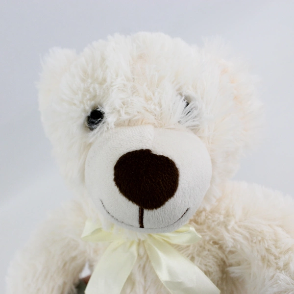Suzhou Jinjieen Plush Cream Colored Teddy Bear 13 Inch