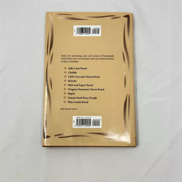 The Bread Machine Baker Hardcover Cookbook by Elizabeth Harbison