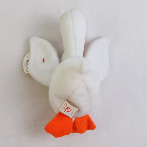 Ty Beanie Babies Gracie 1996 White Goose Bird With Tag Plush Toy