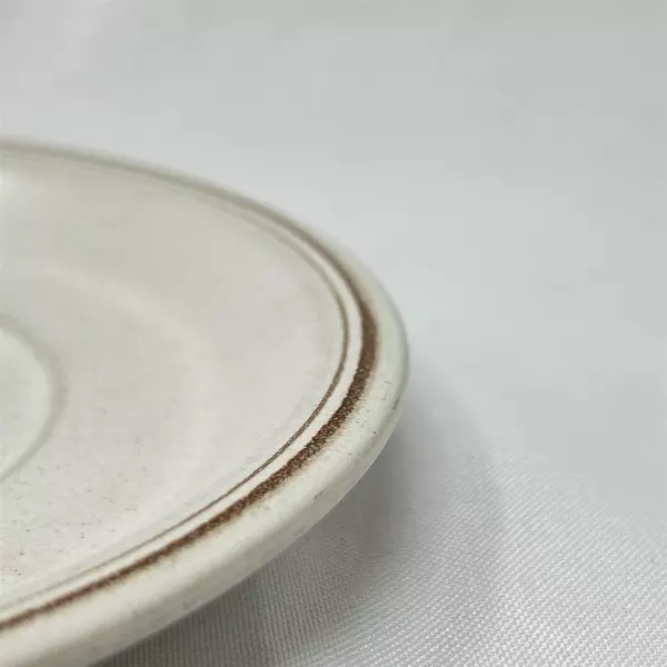 Vintage Pfaltzgraff Country Cupboard Stoneware Saucer Neutral Glaze