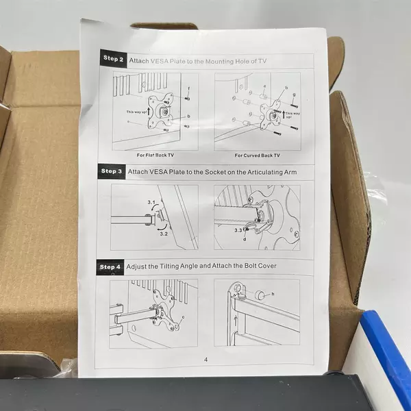 WALI 1330LM Articulating TV Wall Mount LED/LCD Open Box