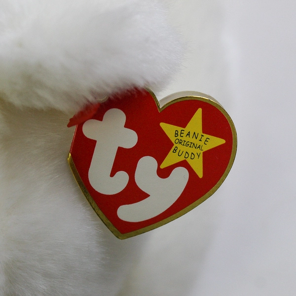 TY Beanie Babies Chilly 1994 White Polar Bear With Tag Plush Toy 14" Large