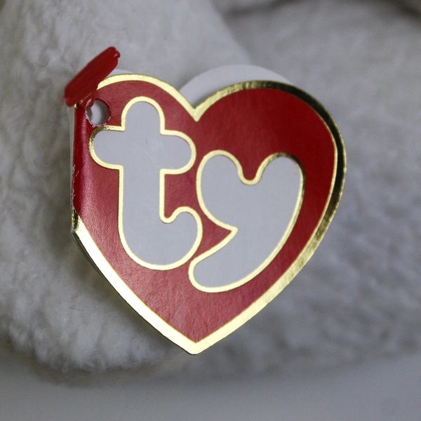 TY Beanie Babies Baba 1996 White Lamb Goat With Tag Plush Toy 14" Long