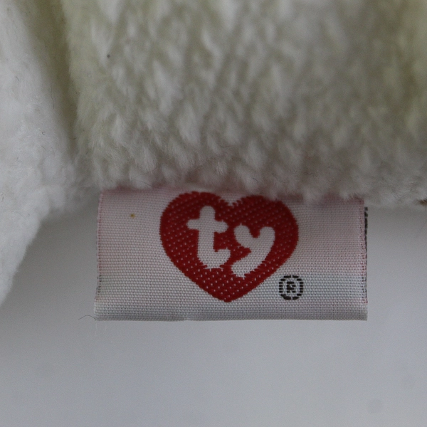 TY Beanie Babies Baba 1996 White Lamb Goat With Tag Plush Toy 14" Long