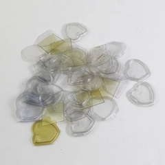Lot Of 40 Unbranded Assorted Beanie Babies/Baby Clear Plastic Tag Protectors