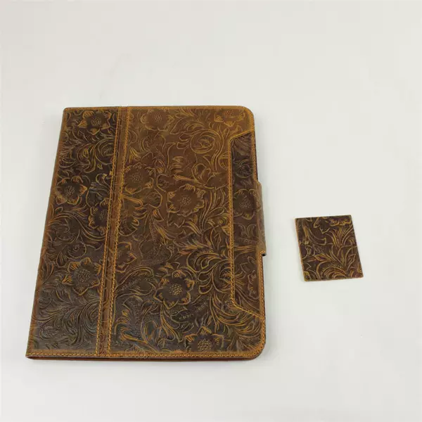 Gexmil Genuine Leather iPad Case New Fits Most Tablets 10.25x8